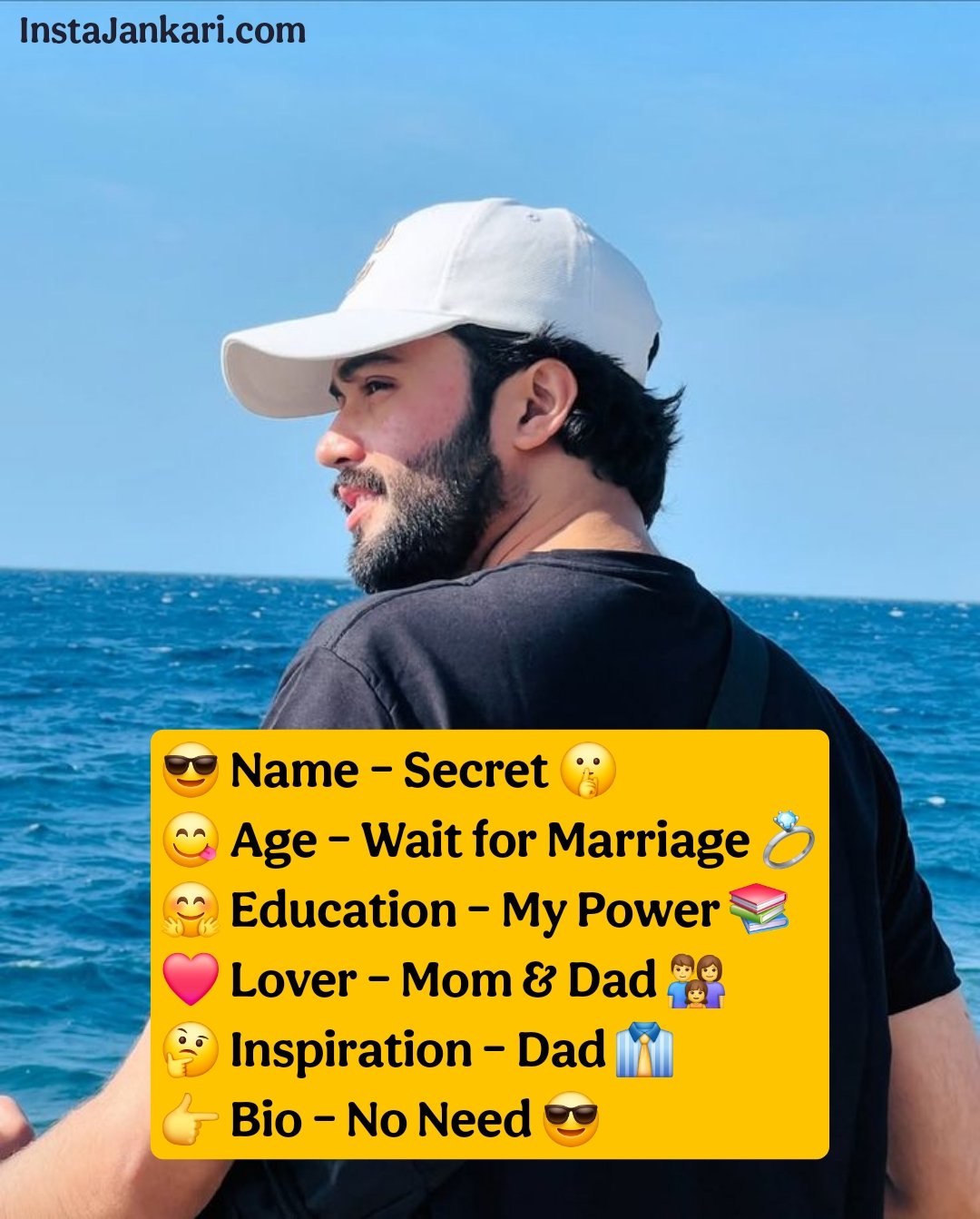 Insta Bio for Boys with Emoji